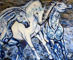 Horses in Water